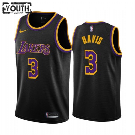 Maglia NBA Los Angeles Lakers Anthony Davis 3 2020-21 Earned Edition Swingman - Bambino